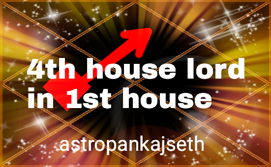 Effect OF Fourth House Lord In First House