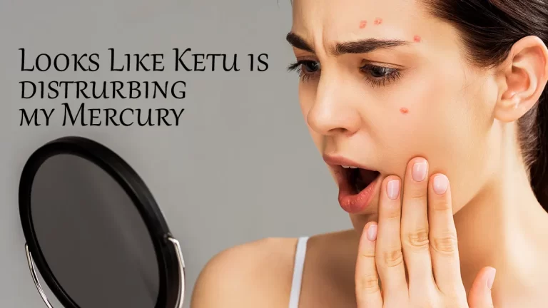 Mercury & Ketu Conjunction in 2nd house cause pimples
